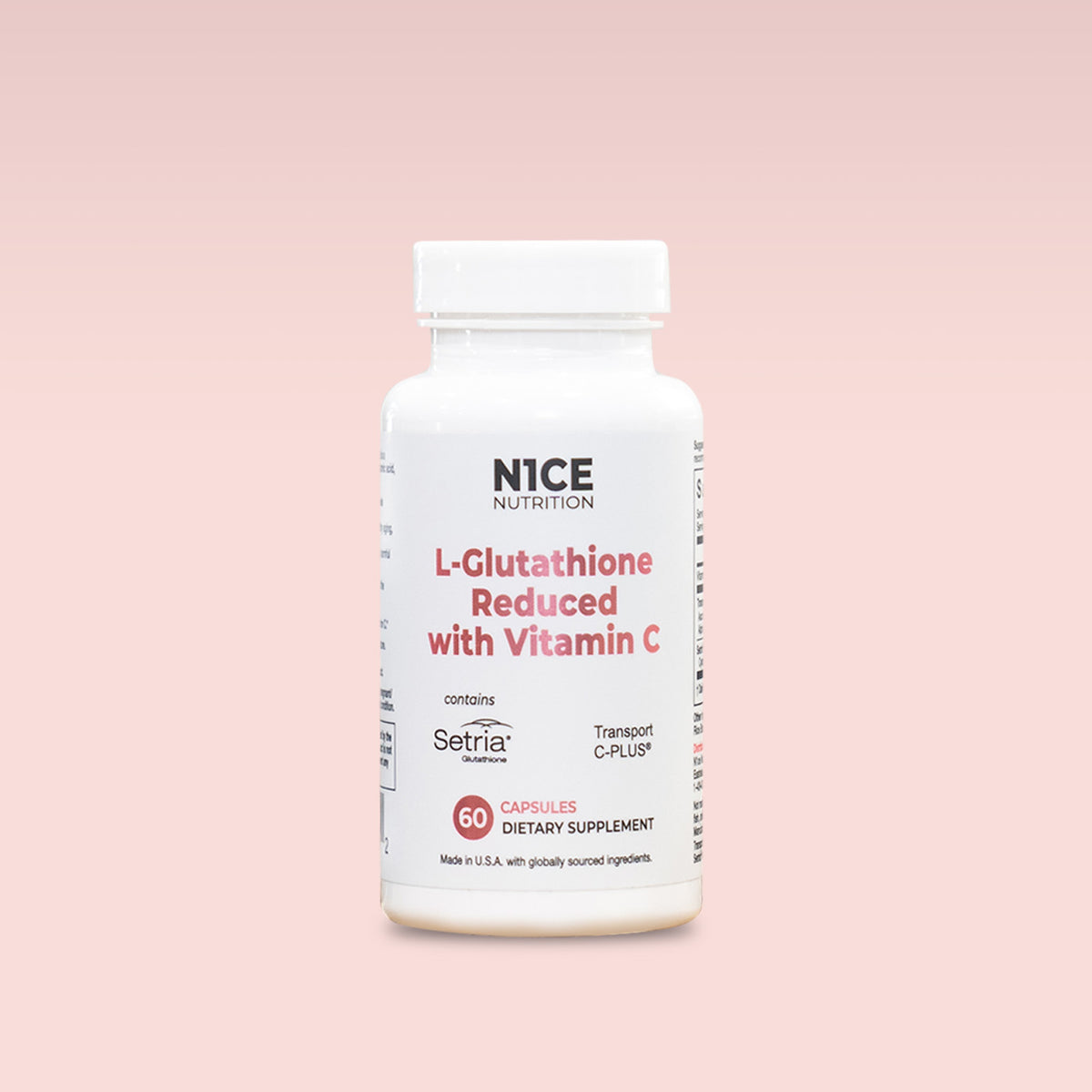 N1CE Nutrition L Glutathione Reduced With Vitamin C N1CE Nutrition L Glutathione Reduced With Vitamin C